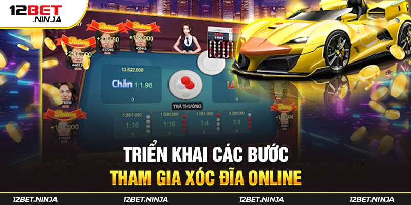 Các bước tham gia game xóc đĩa online cực dễ