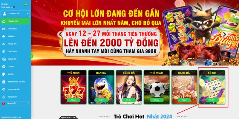 Xổ Số 99OK là sảnh chơi thú vị, hấp dẫn